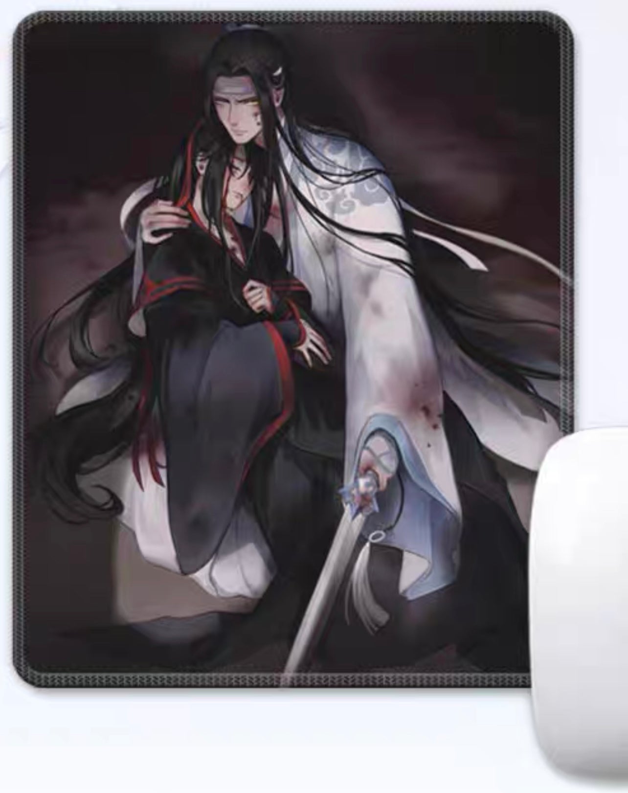 Wei Wuxian and Lan Wangji battlefield mousepad