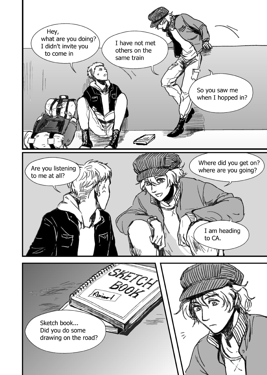 Train Boys: Adventure&Yaoi Manga of riding freight trains (Paperback)